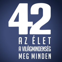 42 - Az élet - férfi póló