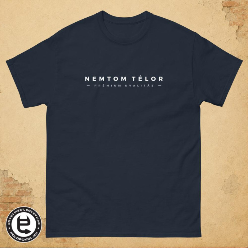 Nemtom Télor - férfi póló