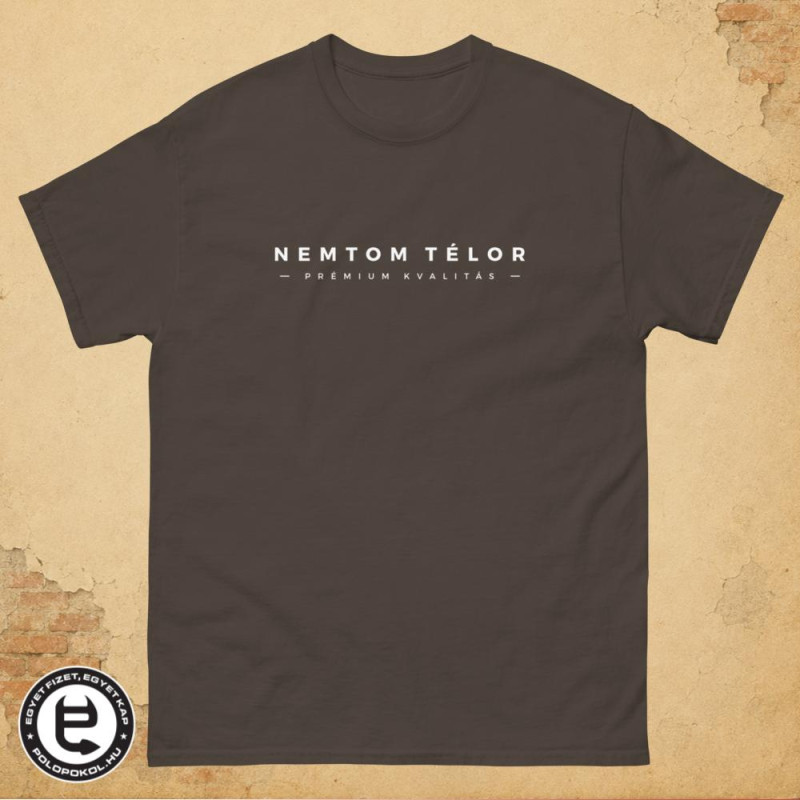 Nemtom Télor - férfi póló