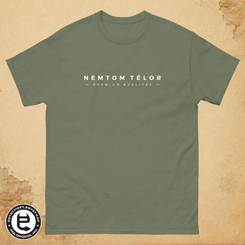 Nemtom Télor - férfi póló