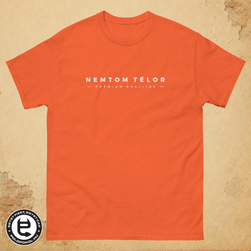 Nemtom Télor - férfi póló