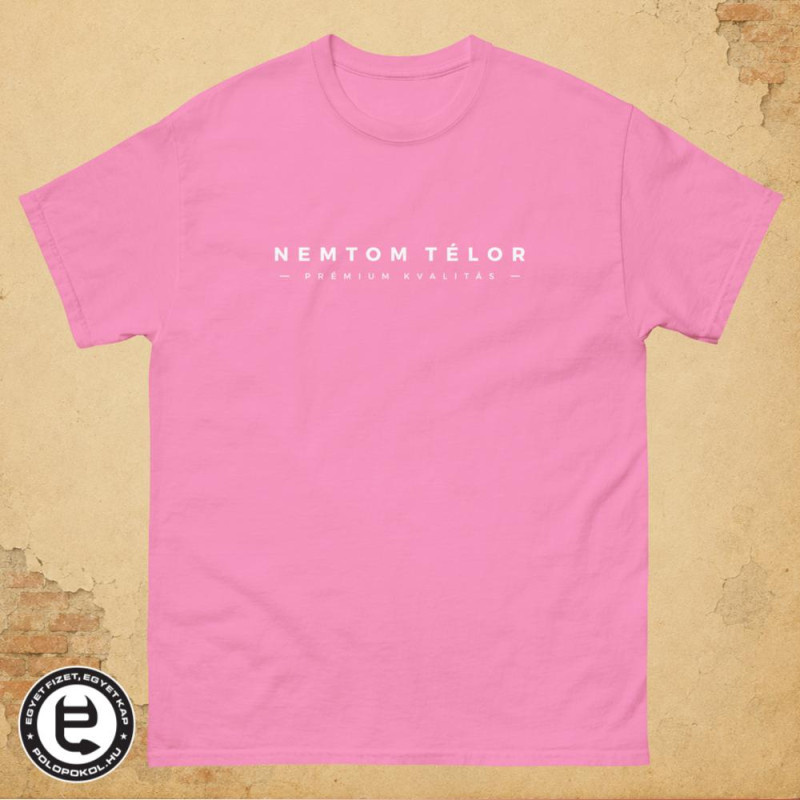 Nemtom Télor - férfi póló