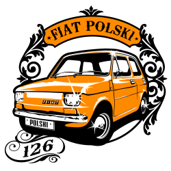 Polski Fiat - férfi póló