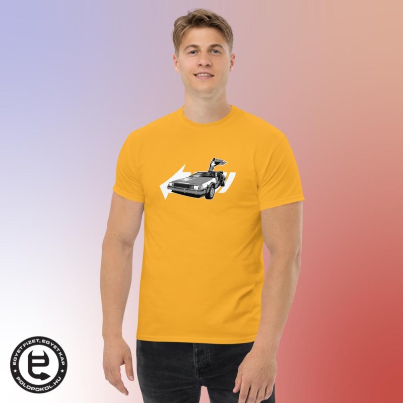 DeLorean - férfi póló